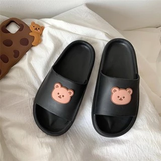 LGShoes 🐳รองเท้าแบบสวมสีสันสดใส พร้อมหน้าน้องหมีสุดน่ารัก พื้นนุ่มใส่สบาย ในราคาสบายกระเป๋า