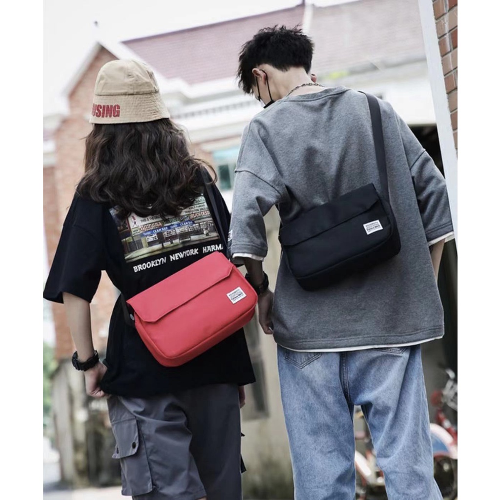 [ของแท้ 100%] กระเป๋าสะพาย กระเป๋าผู้ชายและผู้หญิง, กระเป๋าสะพายข้างกีฬา