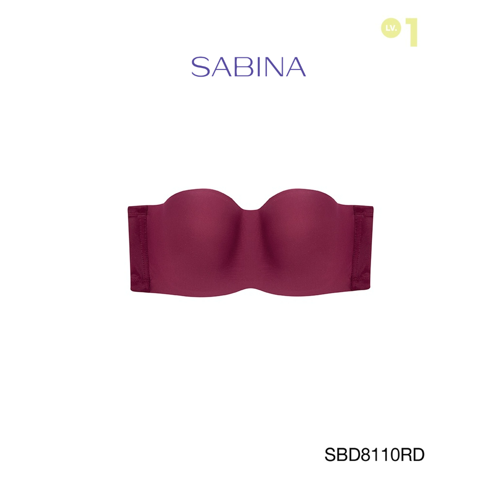Sabina เสื้อชั้นใน (มีโครง) Body Bra (เกาะอก) Perfect Bra รหัส SBD8110RD สีแดงเข้ม