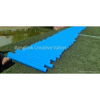 ท่อ PVC สีฟ้า 3" ความหนา 8.5 ความยาว10 20 30 40 50 เซนติเมตร