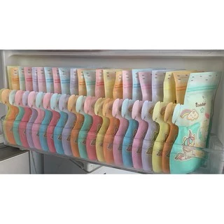 ถุงเก็บน้ำนมแม่ Toddler รุ่นยูนิคอร์น กันกลิ่นหืน สีพาสเทล พรีเมี่ยมหนา 7 ออนซ์ 7 ลาย (35 ใบ)