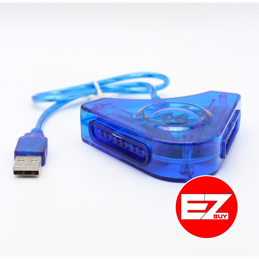 ตัวแปลงจอย PS2 ให้เล่นกับคอม ใช้ได้2จอย​
