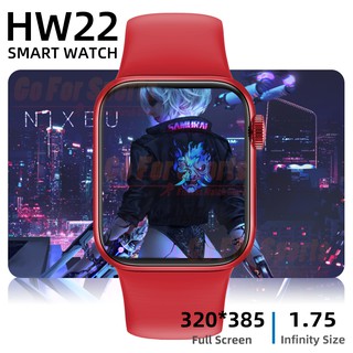 IWO HW22 สมาร์ทวอทช์ 44 มม. 1.75 "HD 320x320 บลูทูธ โทรแบบกำหนดเองหน้าปัดนาฬิกา Heart Rate Sleep Monitor Smartwatch