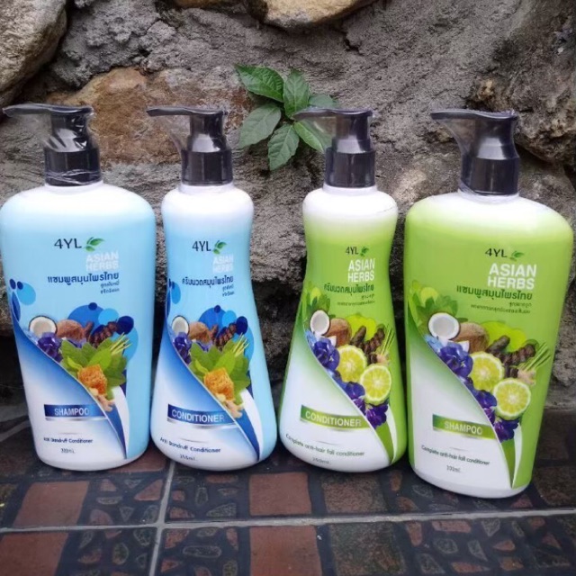 แชมพูสมุนไพร 4YL แชมพู+ครีมนวด