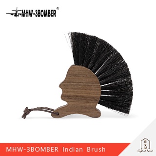 MHW-3BOMBER Indian Brush แปรงทำความสะอาดบาร์กาแฟ แปรงปัดผงกาแฟ