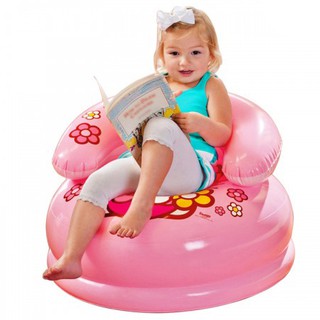 โซฟาเป่าลม  Kitty Kids Chair Age3-8 ลายคิตตี้ สีชมพู ลิขสิทธิ์แท้