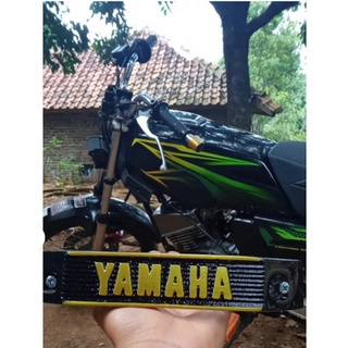 YAMAHA RX KING MUSTACHE YAMAHA RX KING EMBLEM PLUS BRACKET