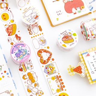 Soft cute sweetheart paradise series washi paper tapes hand account tape