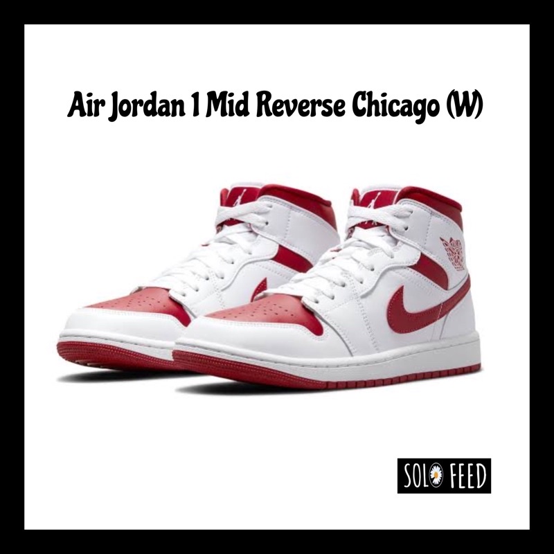 Jordan 1 Mid Reverse Chicago (W)