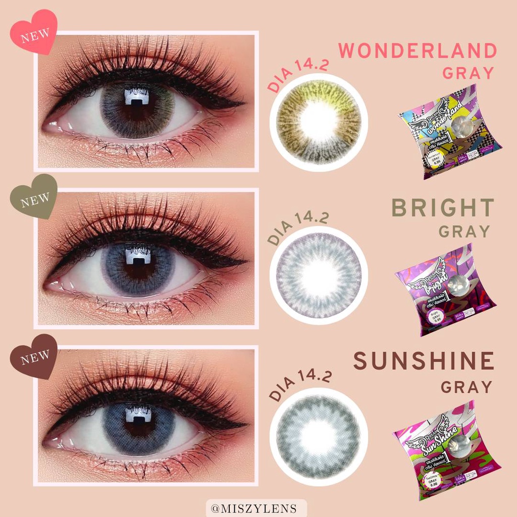 DREAMCOLOR1 BLISTER บลิสเตอร์ เกาหลีรายเดือน สายตาปกติถึง600 แจ้งสายตาในแชท