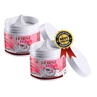 ทรีทเม้นท์นมม้า ⁣HORSE Milk ทรีทเม้นท์หมักผมน้ำนมม้า ขนาด 500ml. 2 กระปุก