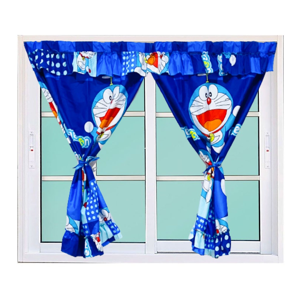 ผ้าม่านหน้าต่างบานเดี่ยว บานคู่ พร้อมอุปกรณ์ติดตั้ง - รูปที่ 3