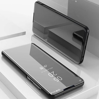 Mirror leather phone Case Samsung Galaxy A22 A52S A52 5G S22 plus Ultra S22+ A02S A10 A20 A30 A50 เคสออฟโป้ ฝาพับเปิดปิดเงา กระเป๋าตั้งได้ เคสฝาเปิดปิด