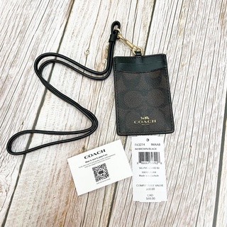 Coach คล้องคอ ใส่บัตรพนักงาน ของแท้ มีบาร์ดโค้ด มีการ์ดพร้อมส่ง