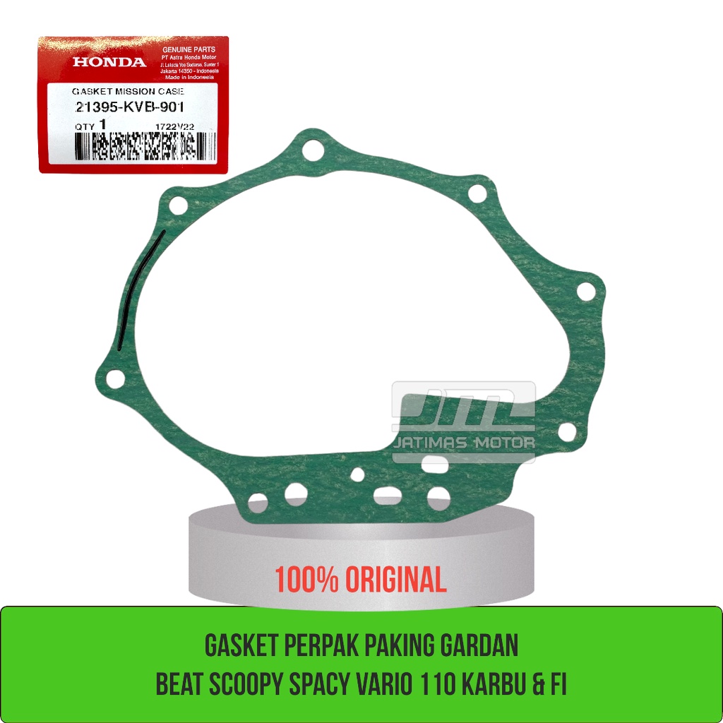 ปะเก็น perpak เพลาปะเก็น beat scoopy spacy vario 110 คาร์บูเรเตอร์ & fi 21395-KVB-901