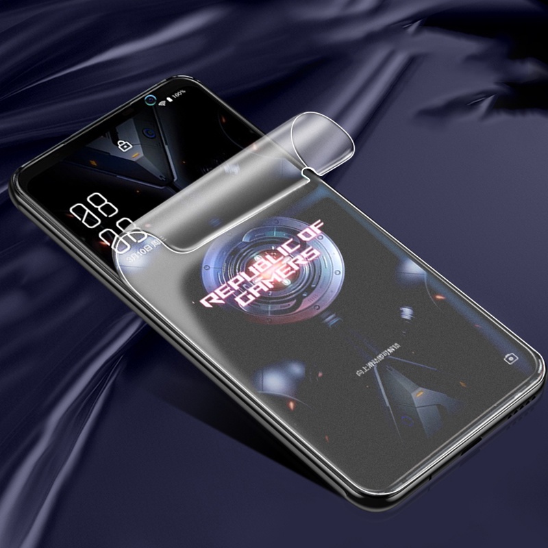 ฟิล์มไฮโดรเจล กันรอยนิ้วมือ แบบเต็มจอ เนื้อแมตต์ สําหรับ Asus ROG Phone 6D ROG6D Phone6D Ultimate
