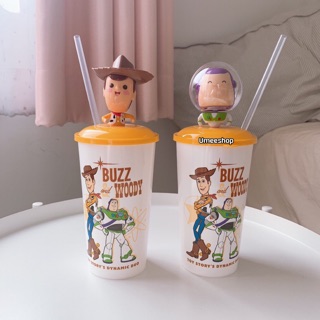 แก้วน้ำ woody&amp;buzzlightyear