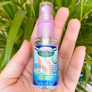 Wellex สเปรย์แอลกอฮอล์70% ขนาดพกพา30ml