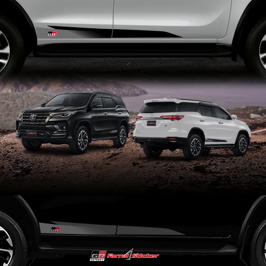 สติ๊กเกอร์ FORTUNER STRIPING GR SPORT สติ๊กเกอร์