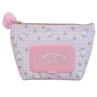 กระเป๋า seepo Pouch แบบ Cogimyun ลาย Strawberry สีชมพู