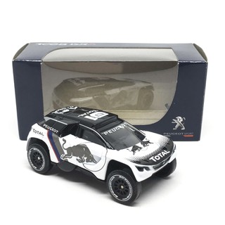 Norev Peugeot 3008 DKR 2017 Red Bull สี ดำ / ขาว โมเดลรถเหล็ก 1/64 (8 cm)