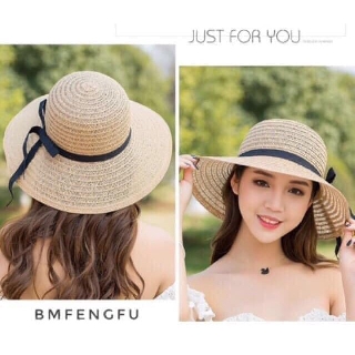 👒หมวกสาน Summer Beach round hat👒