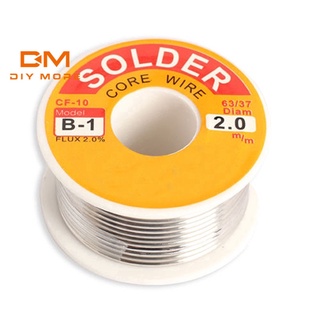 DIYMORE 2.0mm Flux 2.0% ใหม่ Tin Tin Wire Melt Rosin Core ประสาน การประสาน ลวด Roll