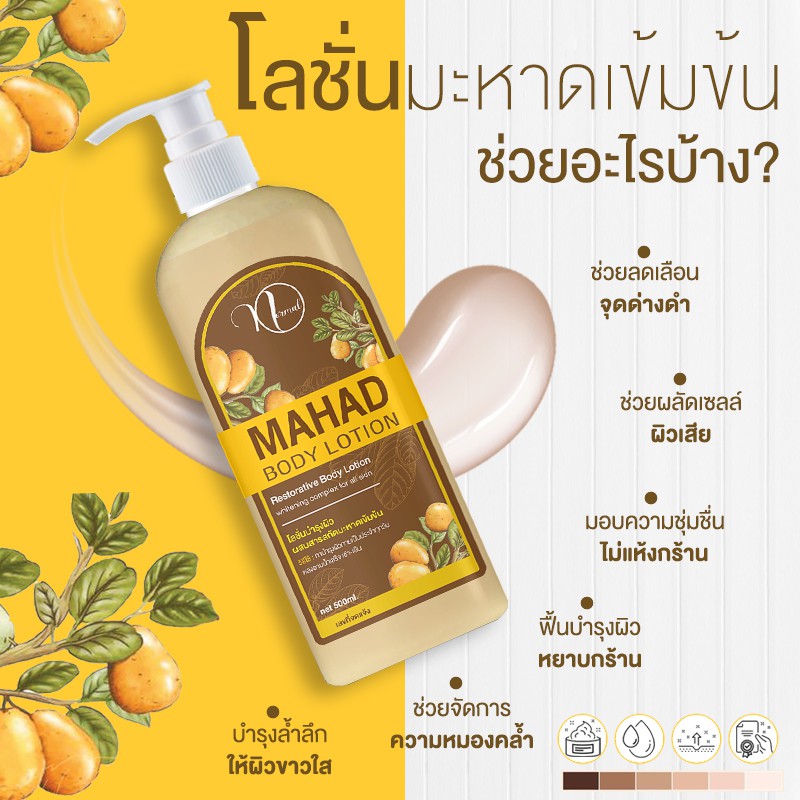 ✨โลชั่นมะหาดเข้มข้น Normal แก่นมะหาดแท้ ขาววิ้ง (500ml) ราคา ถูกที่สุด ดีลบีเคเค แกลเลอรีภาพที่ 2