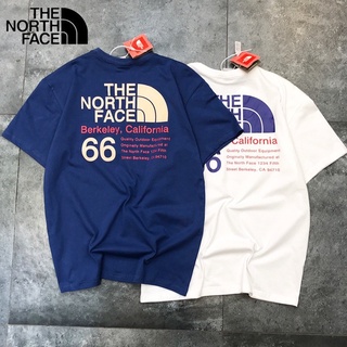 เสื้อยืดผ้าฝ้ายพิมพ์ลาย เสื้อยืดแขนสั้น คอกลม พิมพ์ลาย The North face แฟชั่นสําหรับผู้ชาย