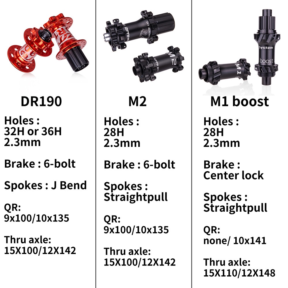 Ztto ดุมดิสก์เบรกจักรยาน MTB DR190 32 รู 4 ซีลแบริ่งวงล้อ 54T Thru Axle Quick Release HG XD MS 142 12 100 135 มม. — صورة 8