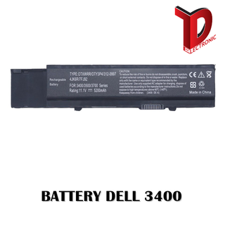 BATTERY DELL 3400 3500 3700/ แบตเตอรี่โน๊ตบุ๊ค เดล เทียบ (OEM)