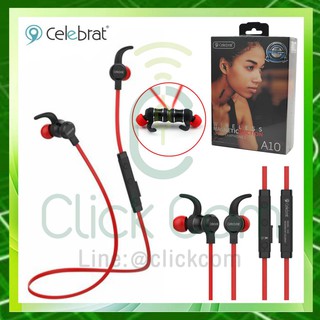 Celebrat YISON  A10 earphone with volume control #หูฟังแบบไร้สาย