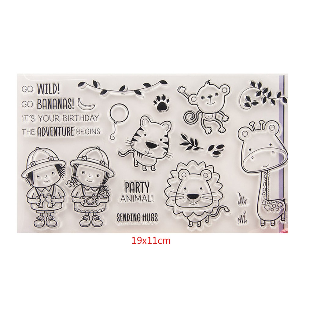Clear Silicone Rubber Seal Stamp For DIY Album Scrapbooking Photo Card ...