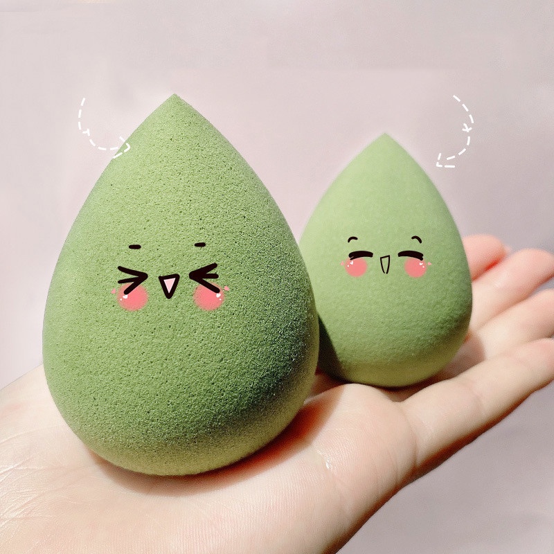 [ราคาขายส่ง] พัฟฟองน้ําแต่งหน้า 4 ชิ้น / พัฟฟองน้ําแต่งหน้า แบบแห้งและเปียก / พัฟฟองน้ําแต่งหน้า แบบเอียง เครื่องมือฟองน้ําแต่งหน้า ราคา ถูกที่สุด ดีลบีเคเค แกลเลอรีภาพที่ 5