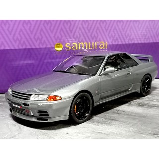 โมเดลรถR32 1:18 โมเดลรถSkylineR32 โมเดลรถ Kyosho Samurai Nissan Skyline R32 GT-R Nismo 1/18   ราคา ok