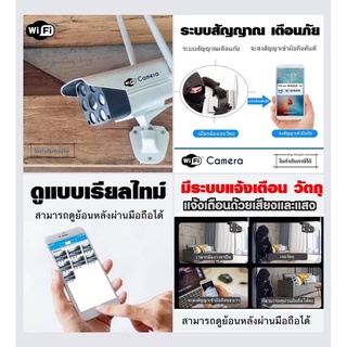 กล้องวงจรปิดไร้สาย IP Camera กล้องวงจรปิด FHD 1080P 2 ล้านพิกเซล