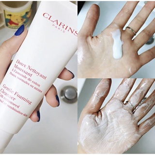 Clarins PARIS คลีนเซอร์โฟมล้างหน้า สูตรอ่อนโยน ขนาด 125 มล.