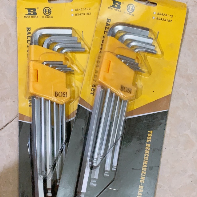 ชุด HEXAGONAL 9 ส่วน BOSI