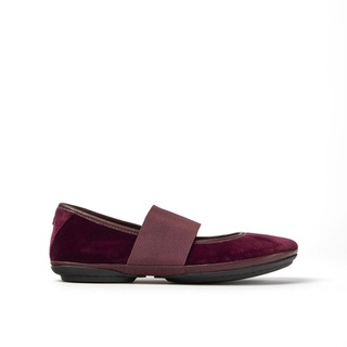 Camper รุ่น Right Nina รองเท้าทรงบัลเล่ต์ ผู้หญิง สี Burgundy - 21595-197