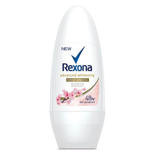 🔥ล้างสต็อก🔥(หมดอายุ03/2020) Rexona Advanced Whitening Fresh Sakura 50ml เรโซนา แอดวานซ์ ไวท์เทนนื่ง เฟรช ซากุระ โรลออ