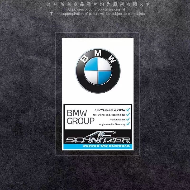 [JDM]BMW สติกเกอร์ไฟฟ้าสถิตย์ ลาย Bmw MINI สําหรับติดตกแต่งกระจกหน้าต่างรถยนต์ for E36 X1 E60 G20 G3