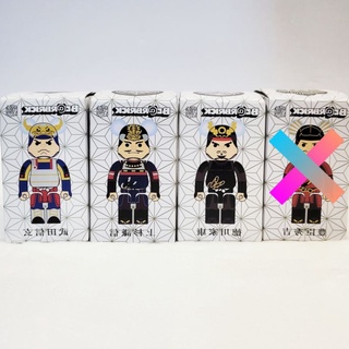 Be@rbrick Samurai Busho Set 100% Set 3 ชิ้น ของใหม่ไม่แกะ