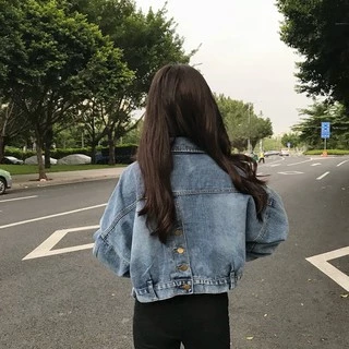 เสื้อแจ็คเก็ตยีนผู้หญิง สไตล์เกาหลี