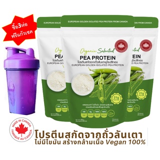 โปรตีนถั่วลันเตา Pea Protein พีโปรตีน โปรตีนพืช ลดน้ำหนัก ไดเอท สร้างกล้ามเนื้อ มังสวิรัติ เจ เวย์  โปรตีน ของแท้ ส่งไว