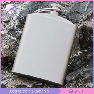 Portable Titanium Hip Flask Liquor Drink Bottle Container Barware 260ml/9 oz