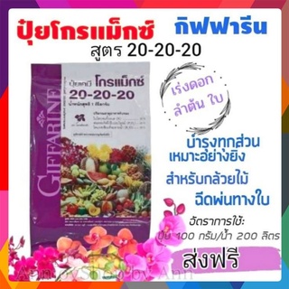 ปุ๋ย กิฟฟารีน ปุ๋ยเกล็ดโกรแม็กซ์ สูตร 20-20-20 บำรุงต้นใบ ไม้ดอก ไม้ผล ปุ๋ยกล้วยไม้ เพื่อเร่งต้น เร่งดอก ขยายช่อดอก