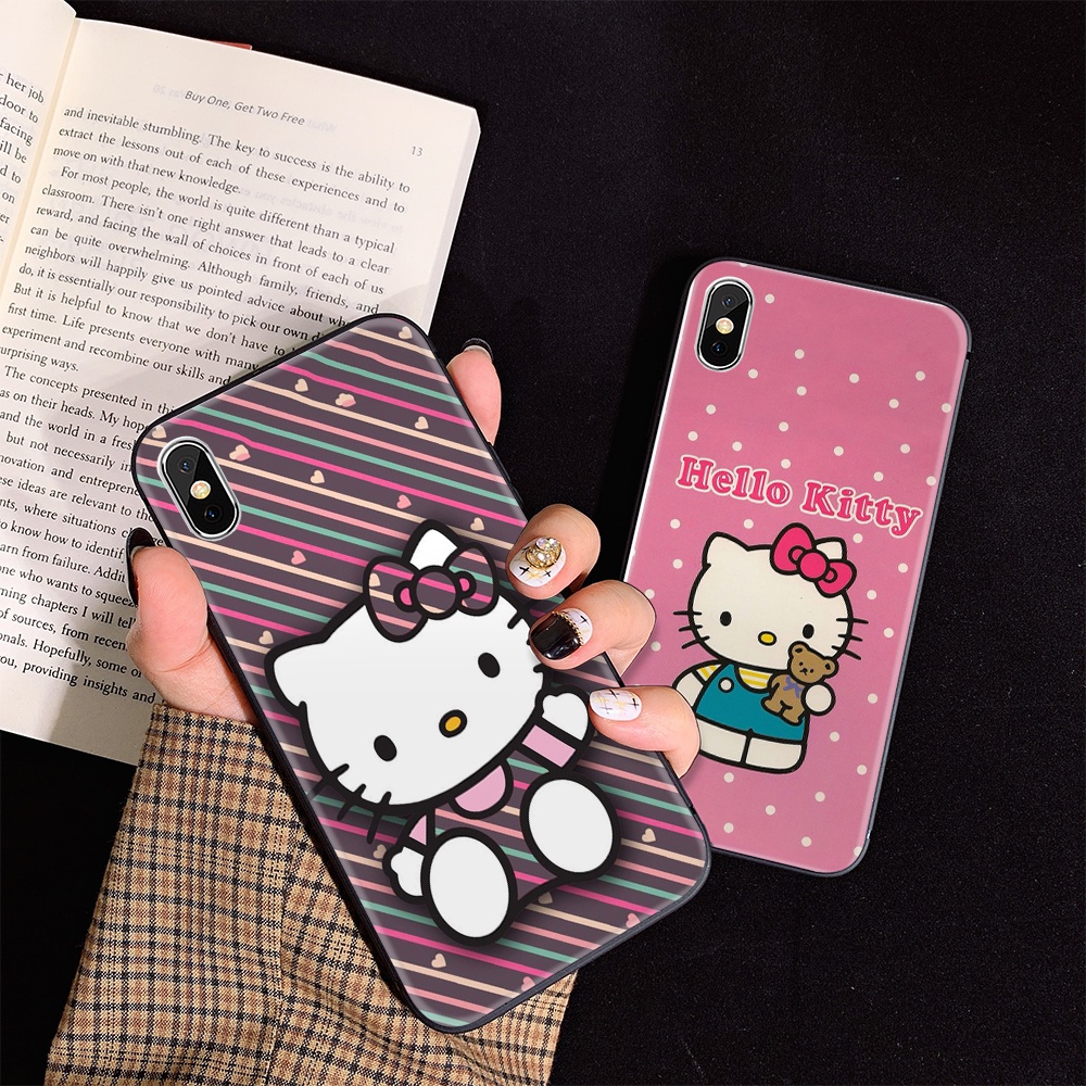 iPhone 12 Mini 11 Pro XR XS Max Soft Case B121 Hello Kitty nice