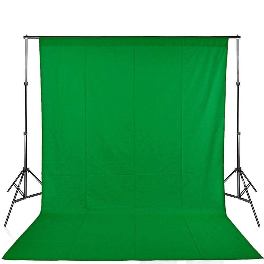 ฉากและผ้าถ่ายรูปขนาด 3x4 เมตร ครบเซตสีเขียว