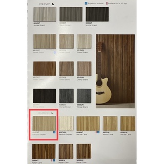 แผ่นลามิเนต Formica PP 9397 NT Bamboo Striped ขนาด 80 x 120 ซม. หนา 0.8 มม. *พร้อมส่ง*