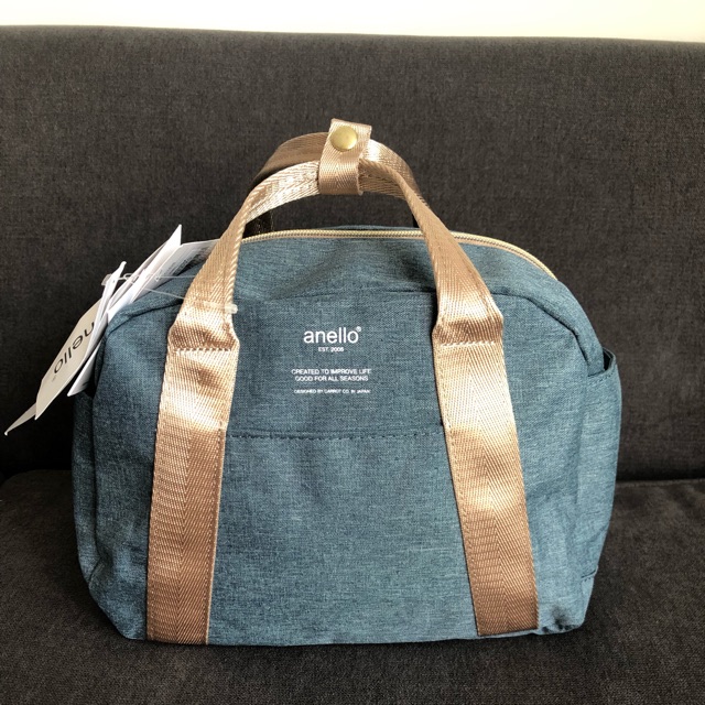 Sale แท้ 100% Anello Mini Boston Shoulder bag มีสายสะพายข้าง